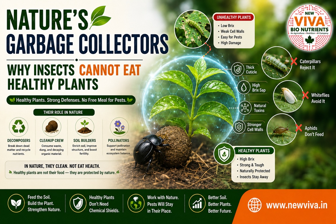 WA-012: Nature's Garbage Collectors — Why Insects Cannot Eat Healthy Plants