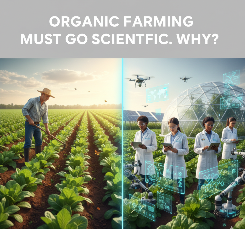 Chemical Agriculture Is Unsustainable. Organic Farming Must Get Serious About Science. Why?