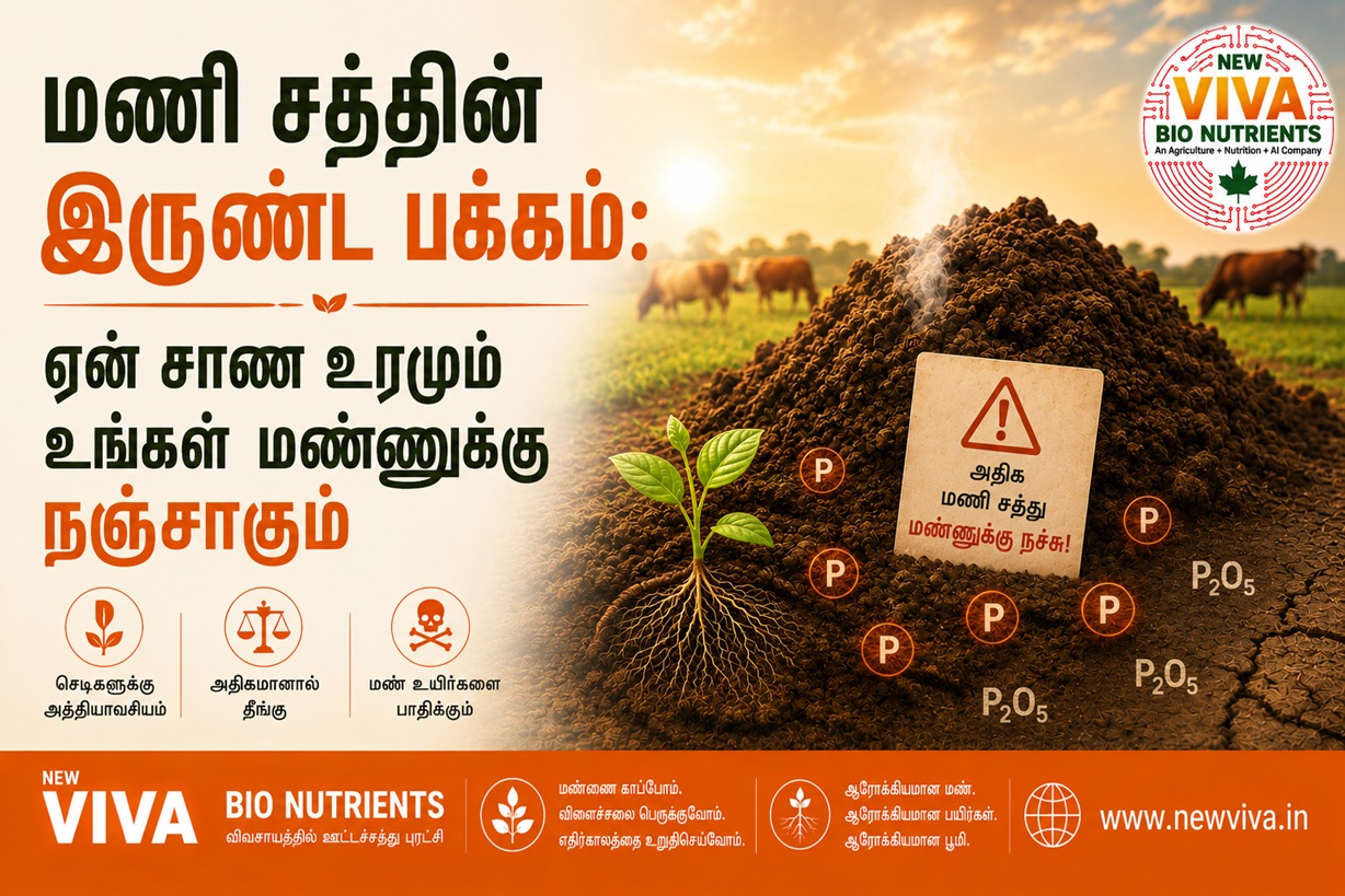 VV-040T: மணி சத்தின் இருண்ட பக்கம்: ஏன் சாண உரமும் உங்கள் மண்ணுக்கு நஞ்சாகும்